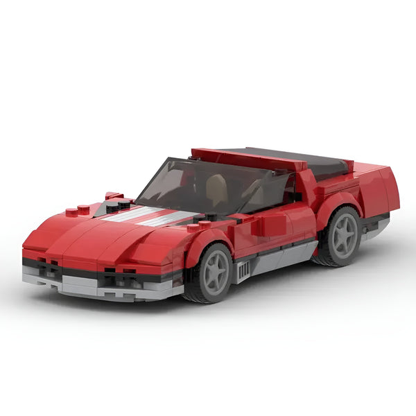 Chevrolet Corvette C4 — 1:24 Scale LEGO-Compatible Building Kit