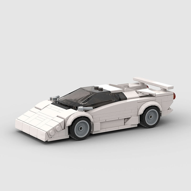 Lamborghini Diablo Building Kit — Side View | Rova