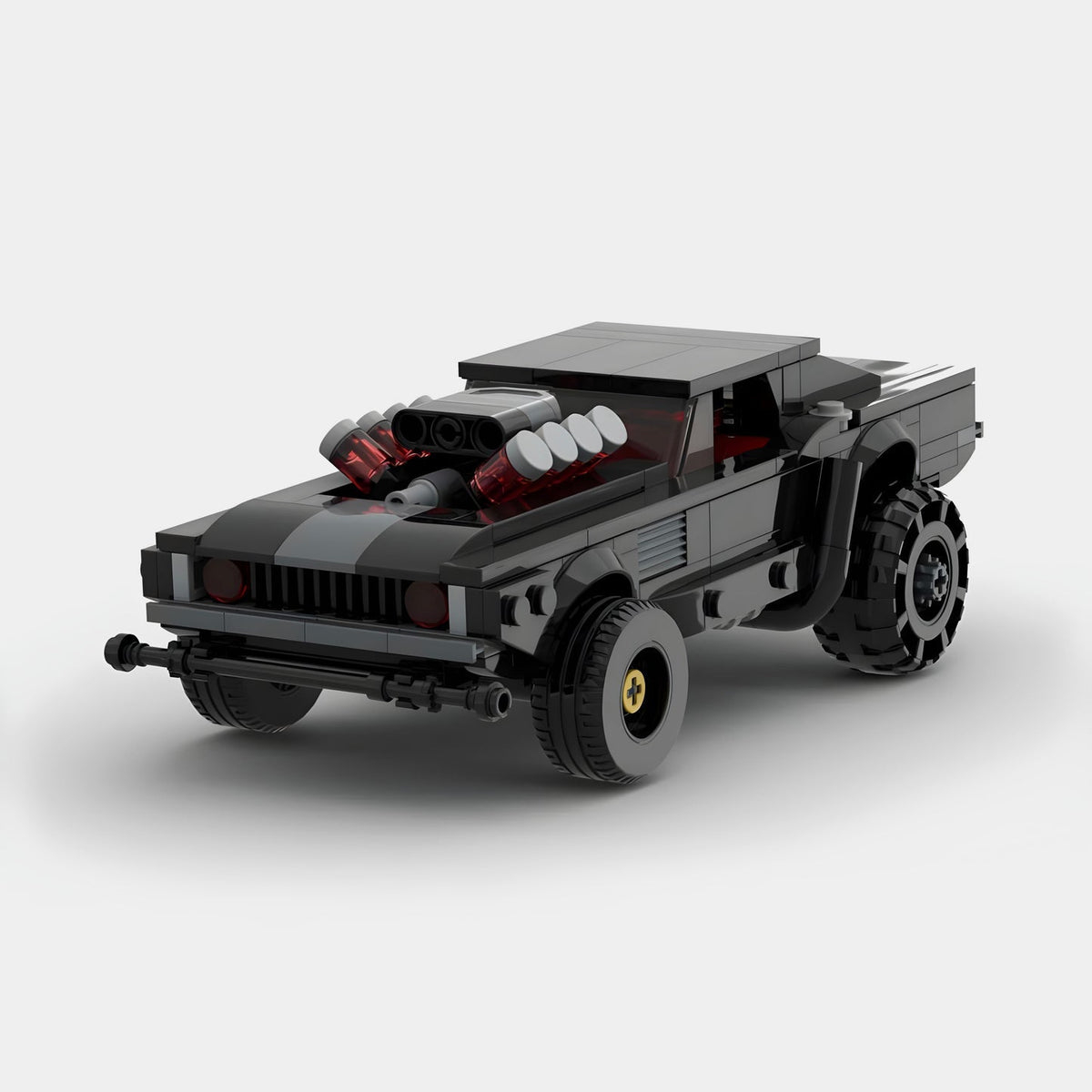 Dodge Challenger | Cyberpunk — 1:24 Scale LEGO-Compatible Building Kit
