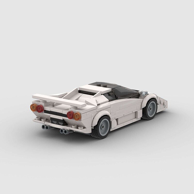 Lamborghini Diablo Building Kit — Rear View | Rova