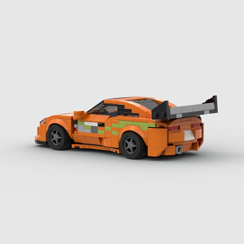 Toyota Supra Mk4 | Fast & Furious Building Kit — Rear View | Rova