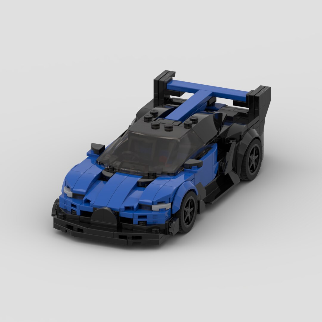 Bugatti Vision GT Building Kit — Side View | Rova