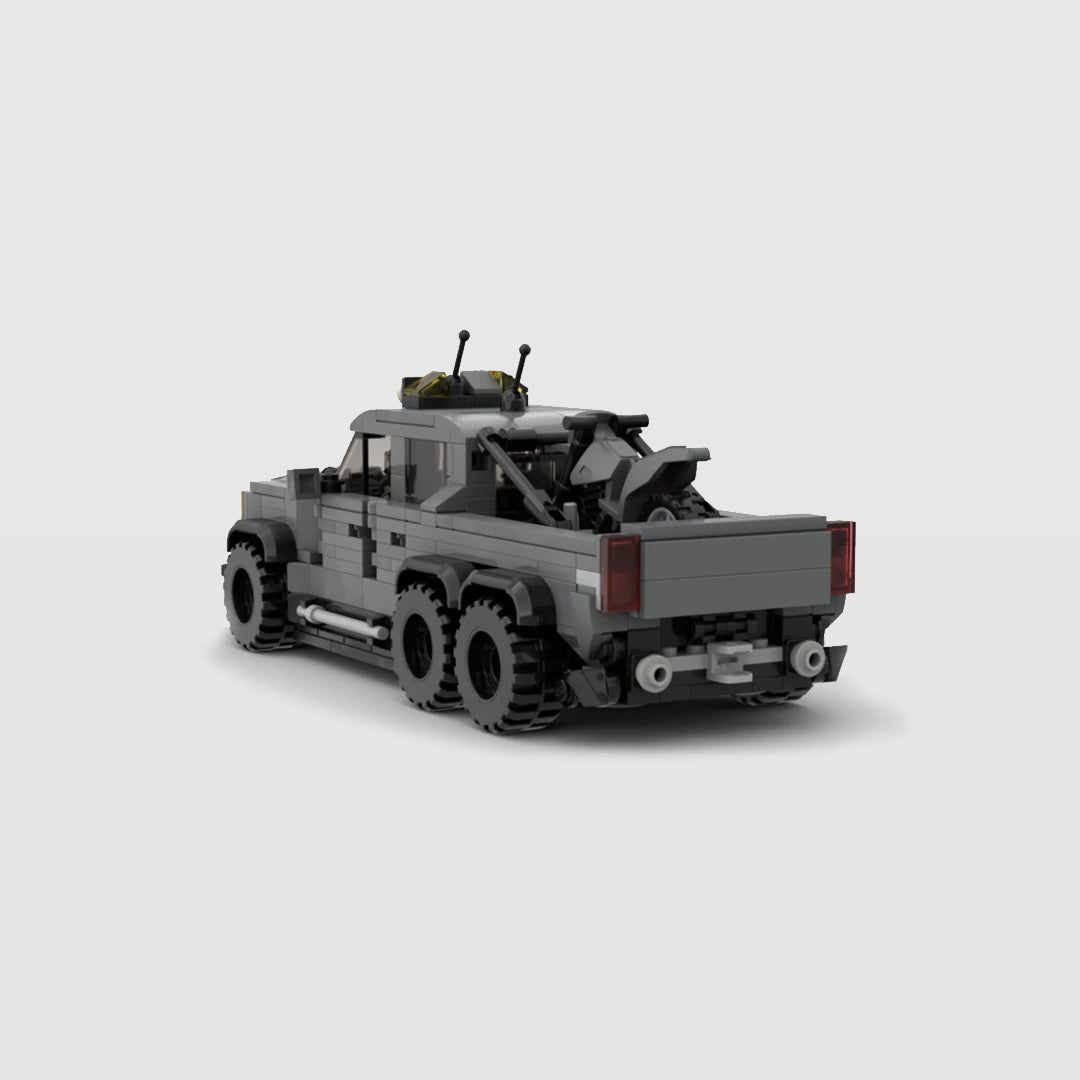Ford F-150 VelociRaptor 6x6 Building Kit — Side View | Rova