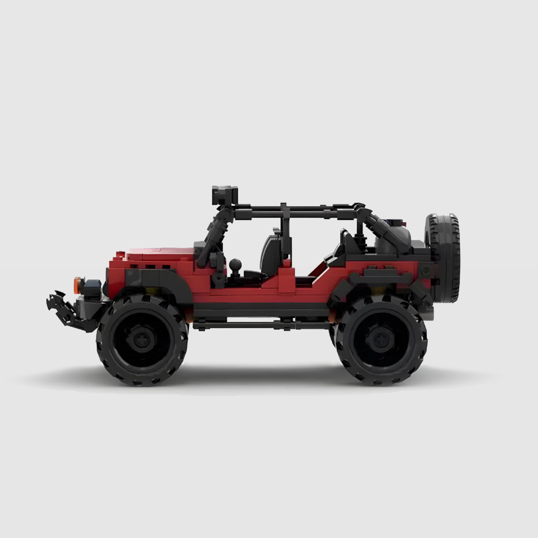 Jeep Wrangler Building Kit — Side View | Rova