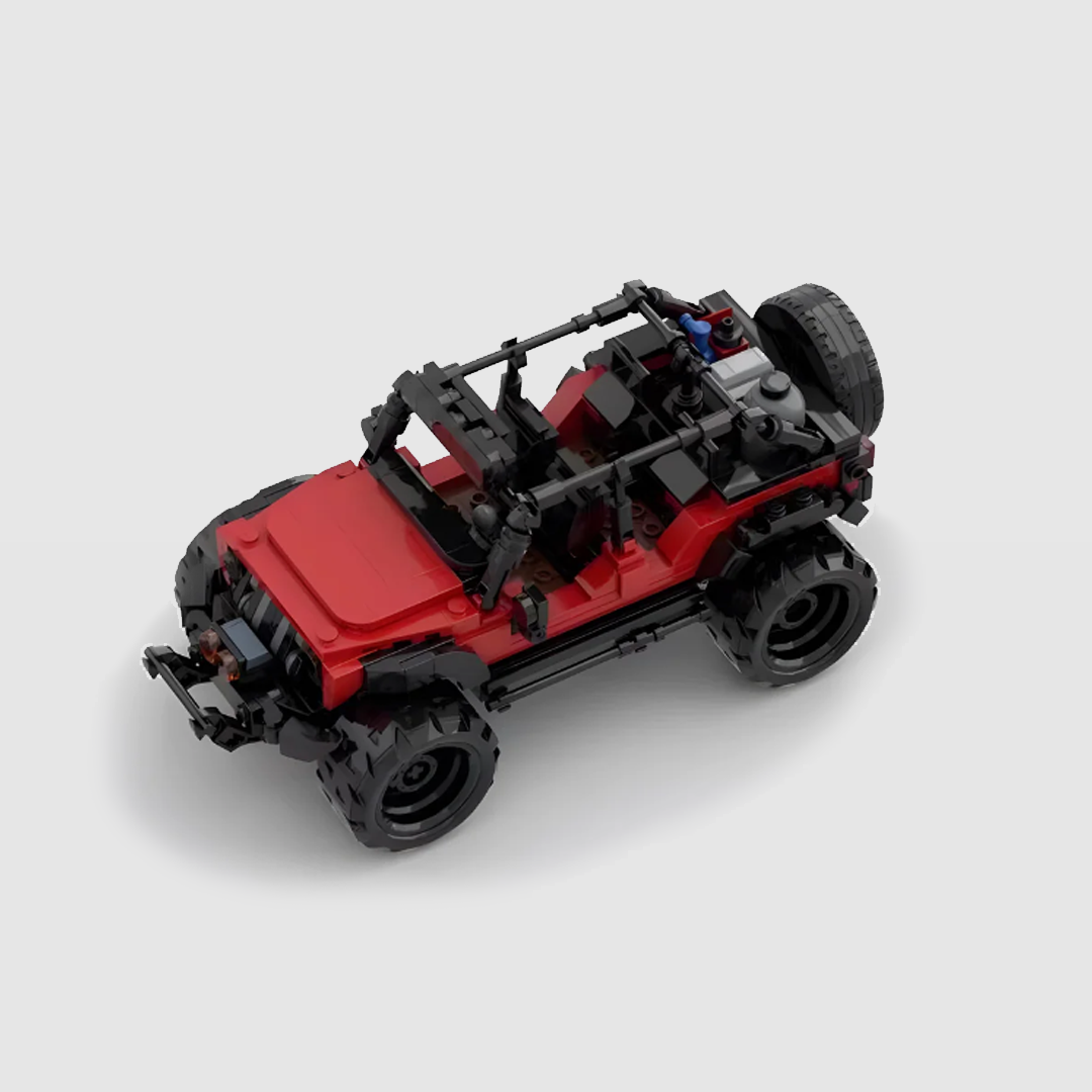 Jeep Wrangler Building Kit — Rear View | Rova