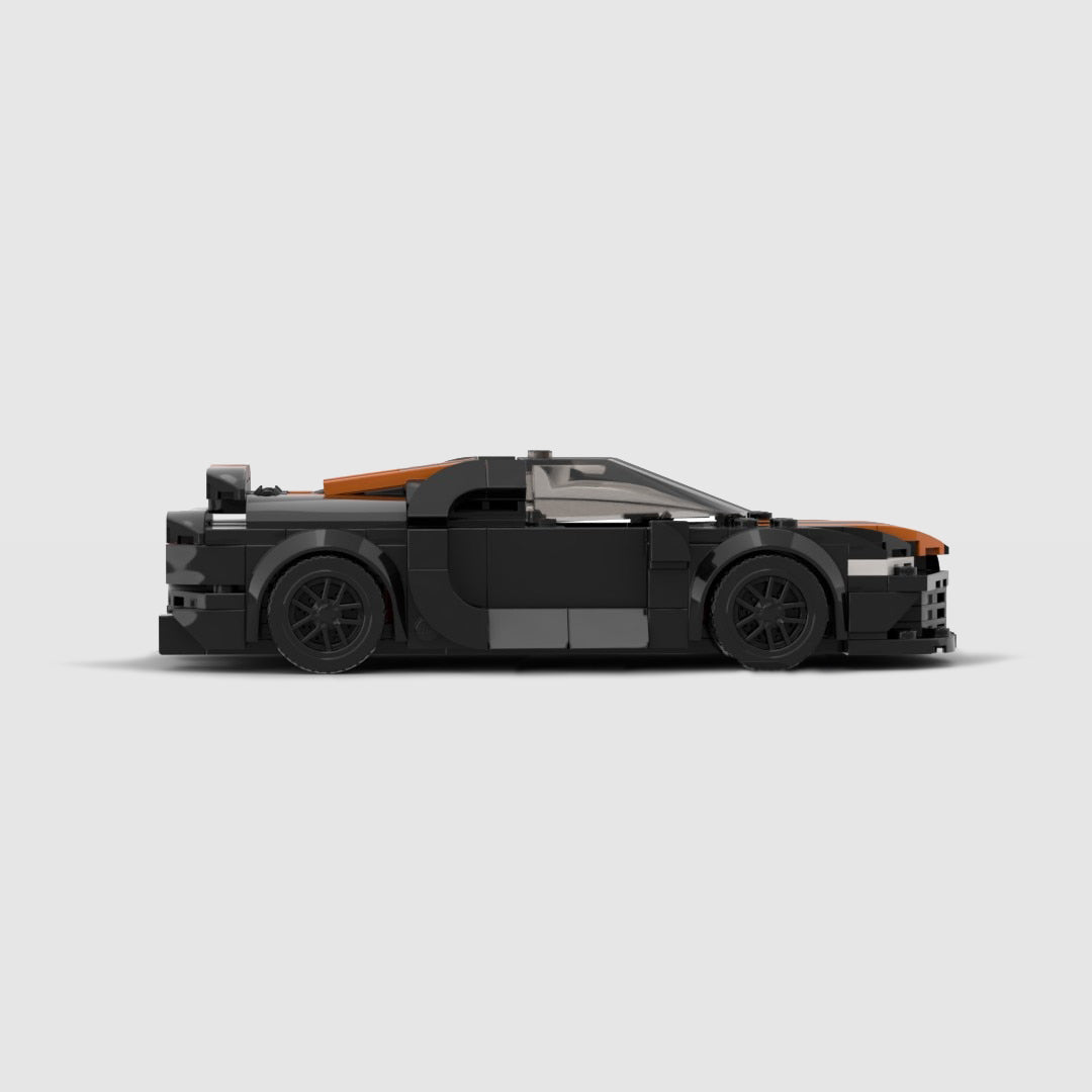 Bugatti Chiron Building Kit — Side View | Rova