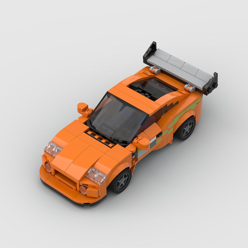 Toyota Supra Mk4 | Fast & Furious Building Kit — Side View | Rova