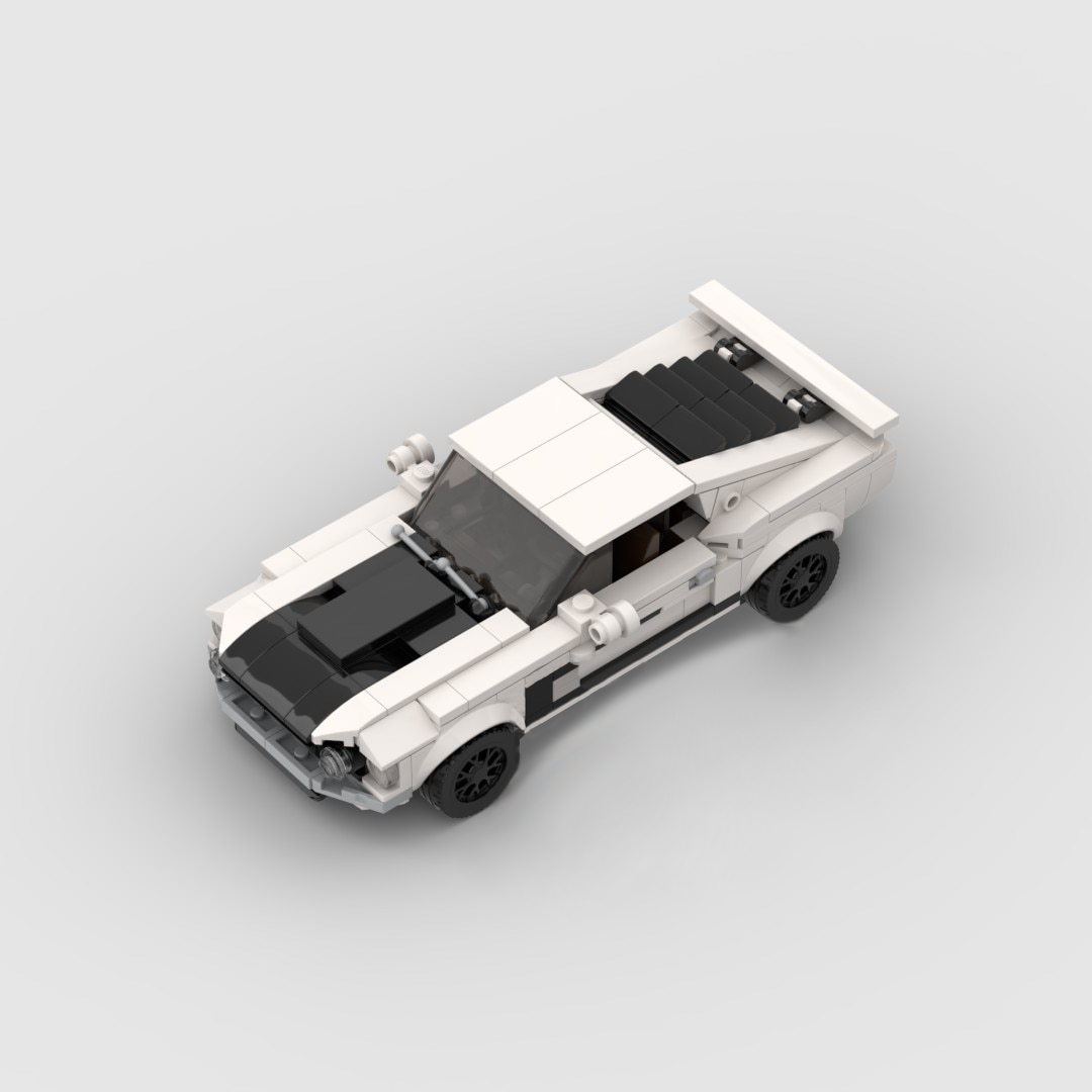 Ford Mustang Boss 302 Building Kit — Side View | Rova