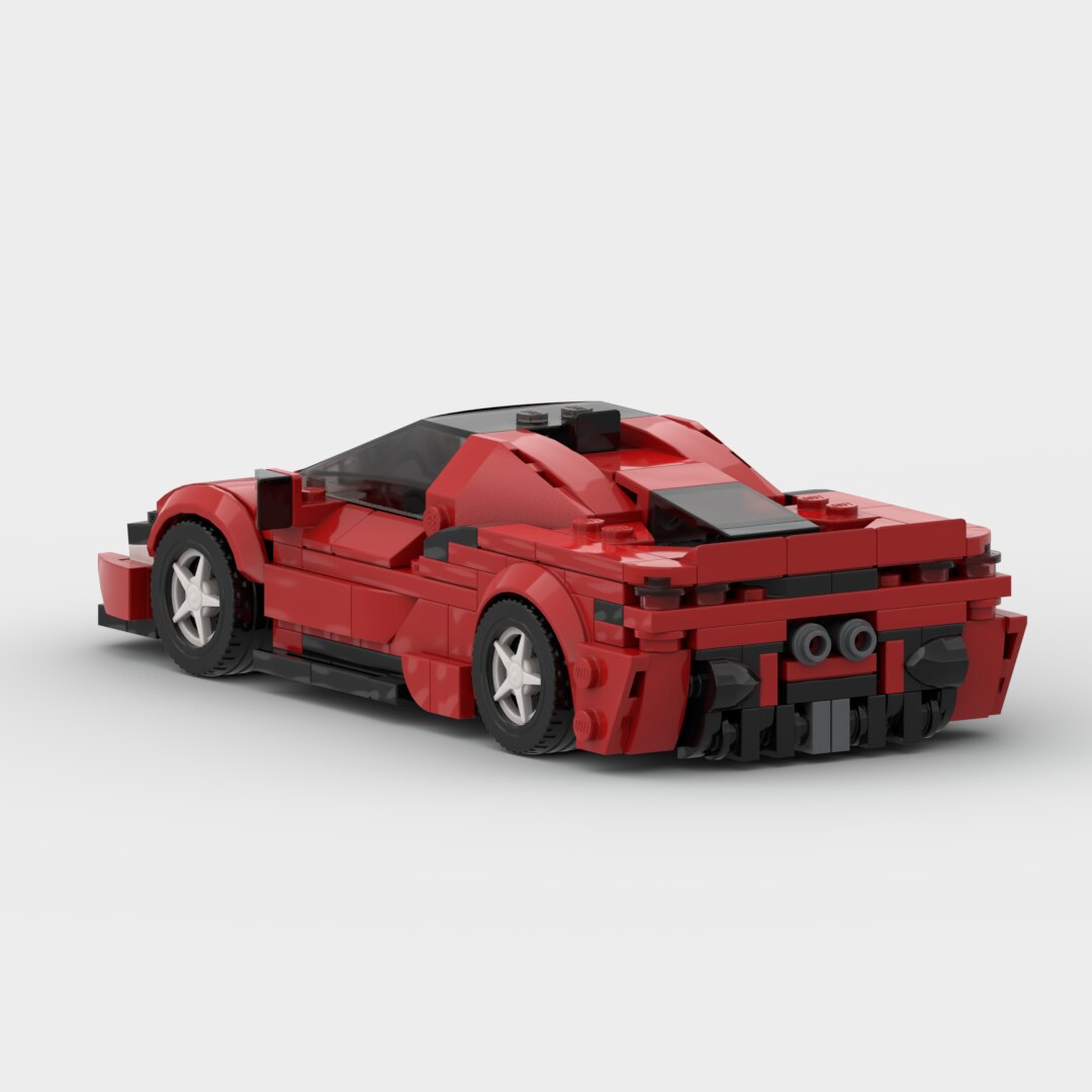 Ferrari SF90 Building Kit — Side View | Rova