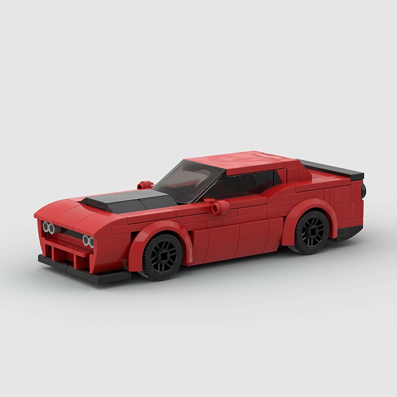 Dodge Challenger SRT Demon Building Kit — Top View | Rova
