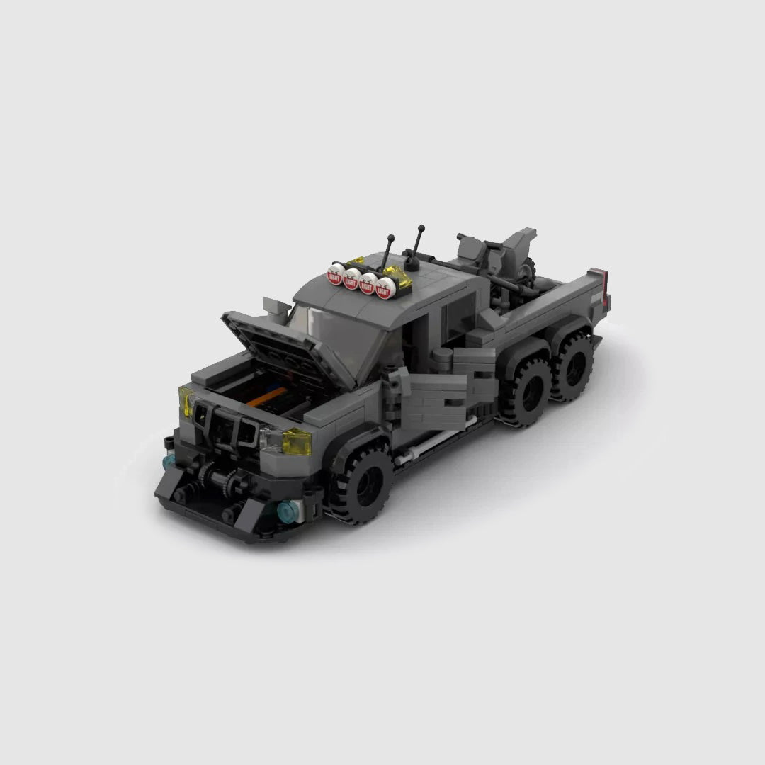 Ford F-150 VelociRaptor 6x6 Building Kit — Rear View | Rova