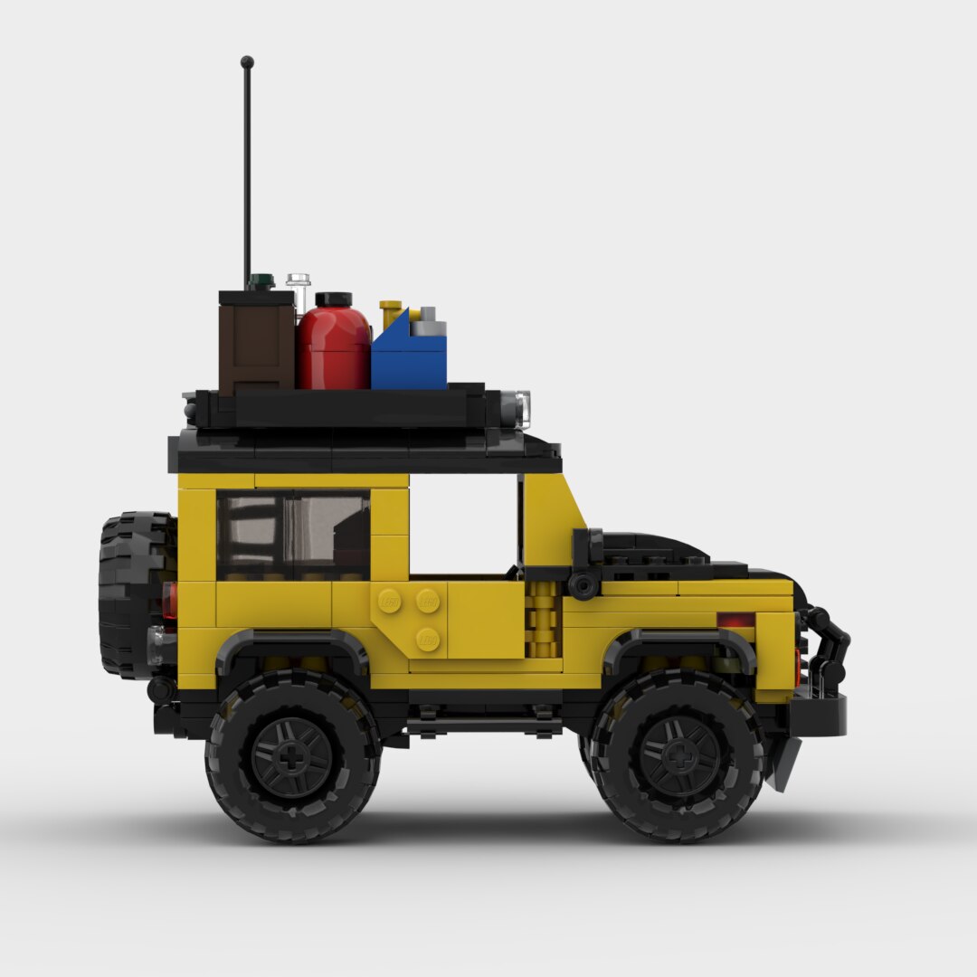 Land Rover Defender Classic Building Kit — Rear View | Rova