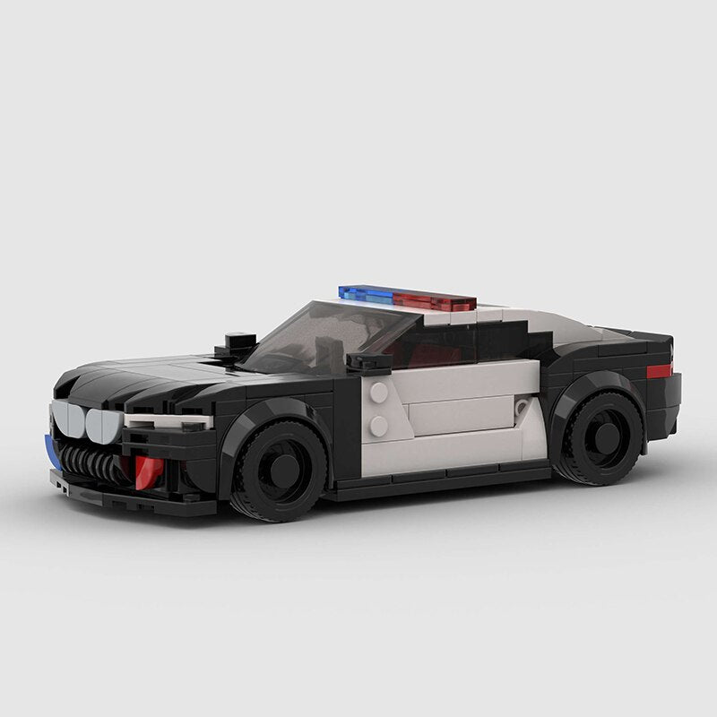 BMW M8 Police Interceptor Building Kit — Side View | Rova