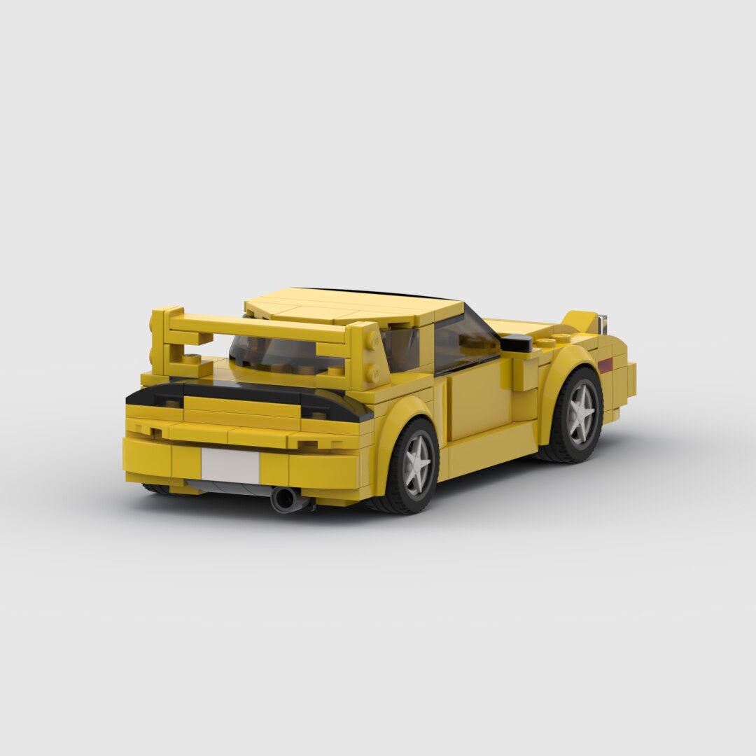 Mazda RX-7 FD Building Kit — Rear View | Rova