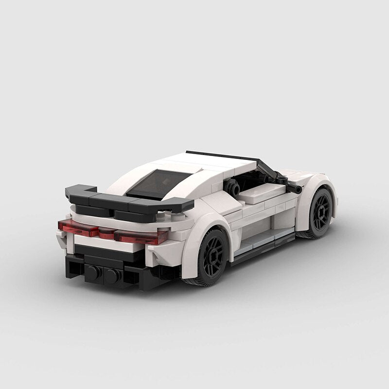 Bugatti Centodieci Building Kit — Rear View | Rova