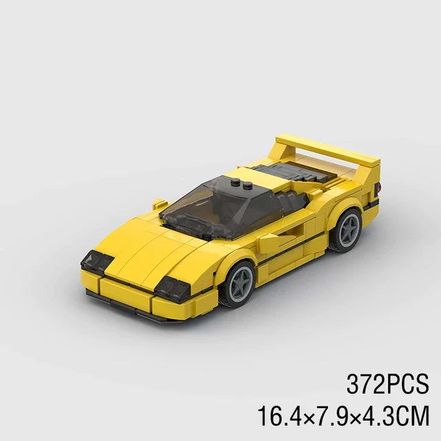 Ferrari F40 Building Kit — Top View | Rova