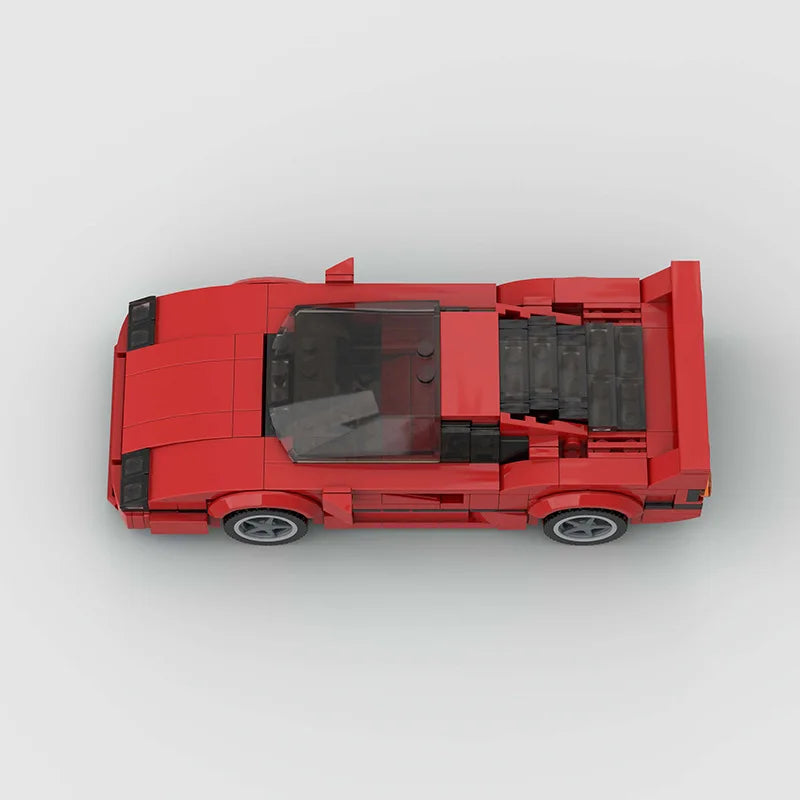 Ferrari F40 Building Kit — Rear View | Rova