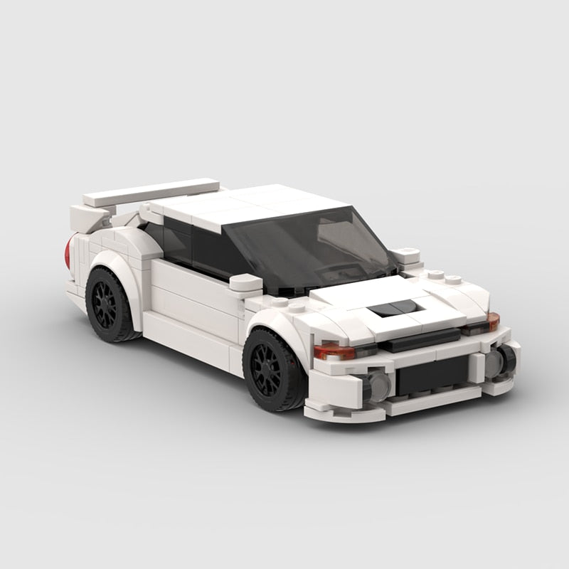 Mitsubishi Lancer Evolution Gen V Building Kit — Side View | Rova