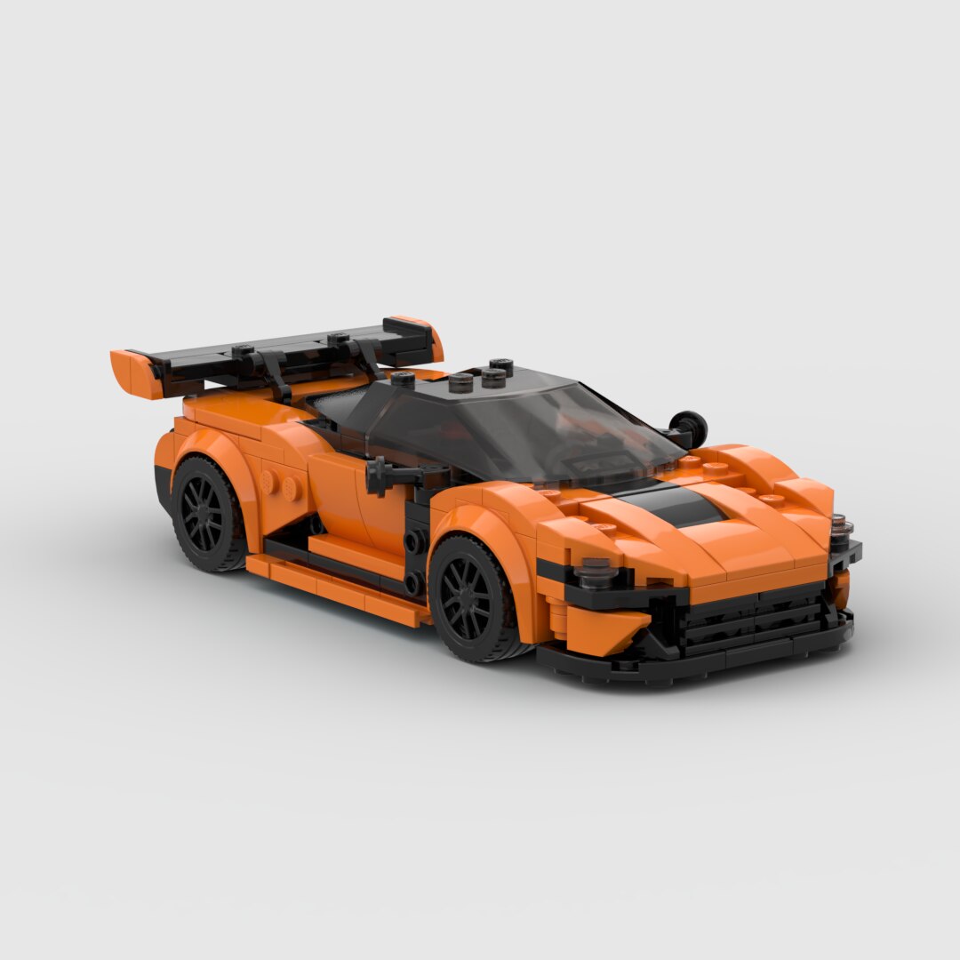 McLaren 720S GT3X Building Kit — Side View | Rova