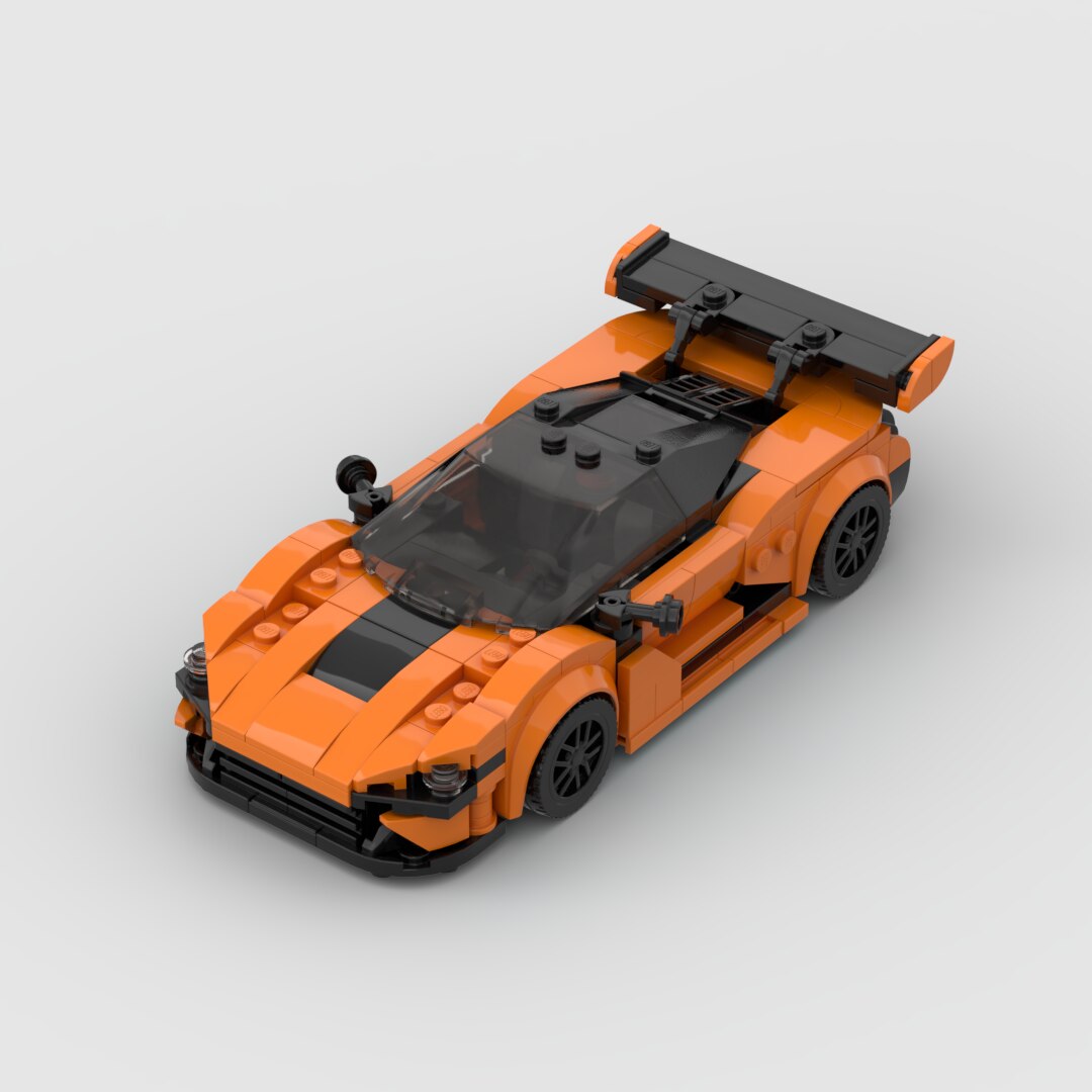 McLaren 720S GT3X Building Kit — Rear View | Rova