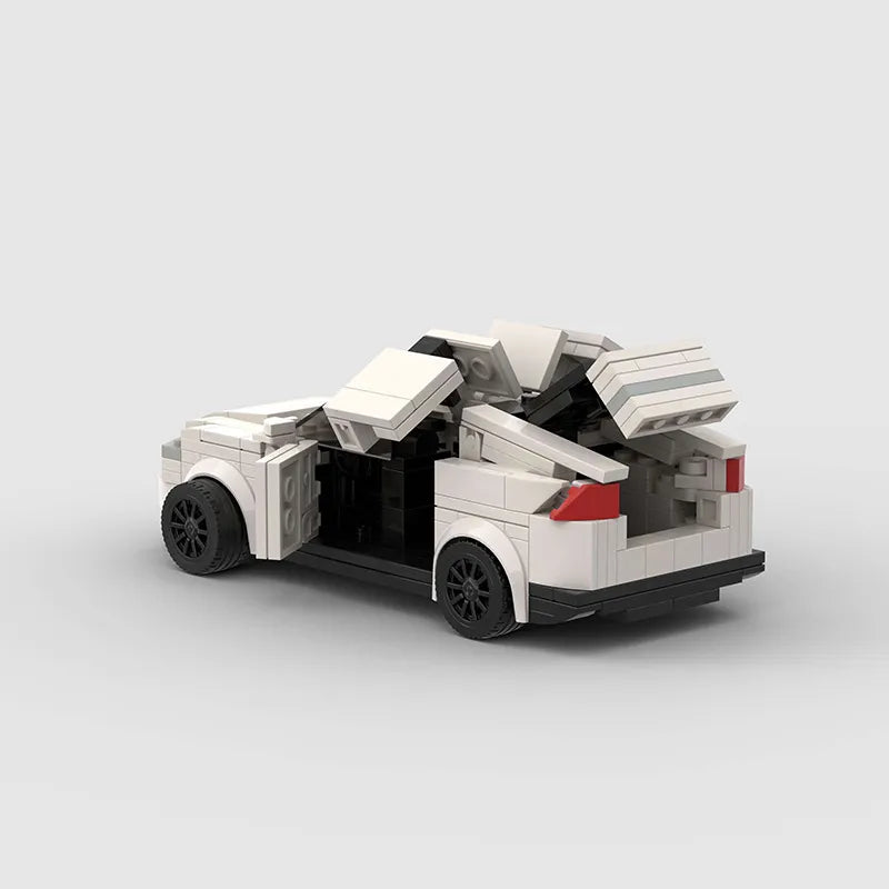 Tesla Model X Building Kit — Rear View | Rova
