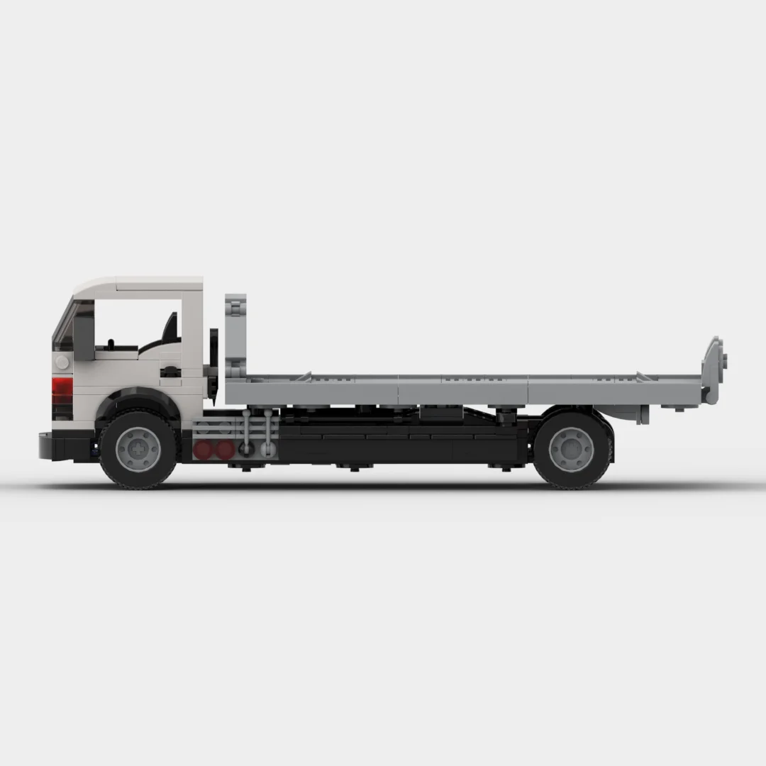 Flatbed Tow Truck Building Kit — Interior View | Rova