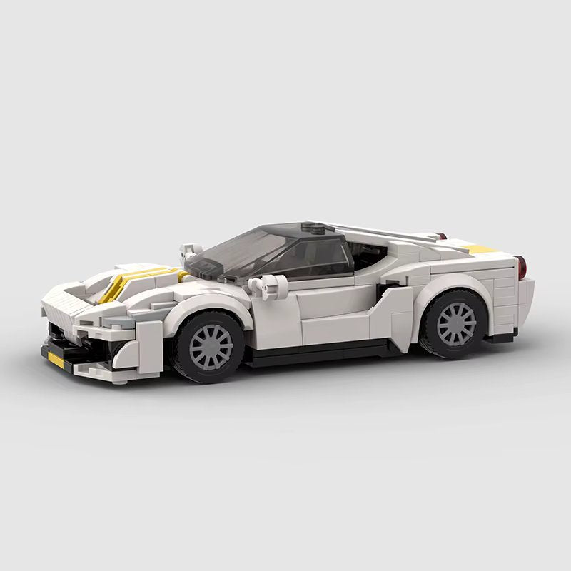 Ferrari 488 Pista Building Kit — Side View | Rova