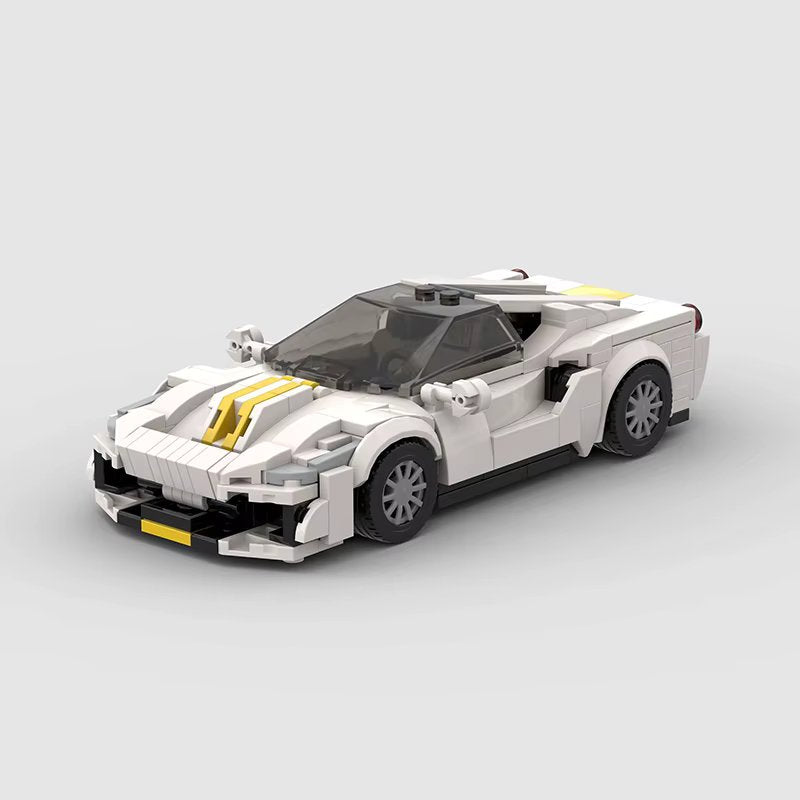 Ferrari 488 Pista — 1:24 Scale LEGO-Compatible Building Kit