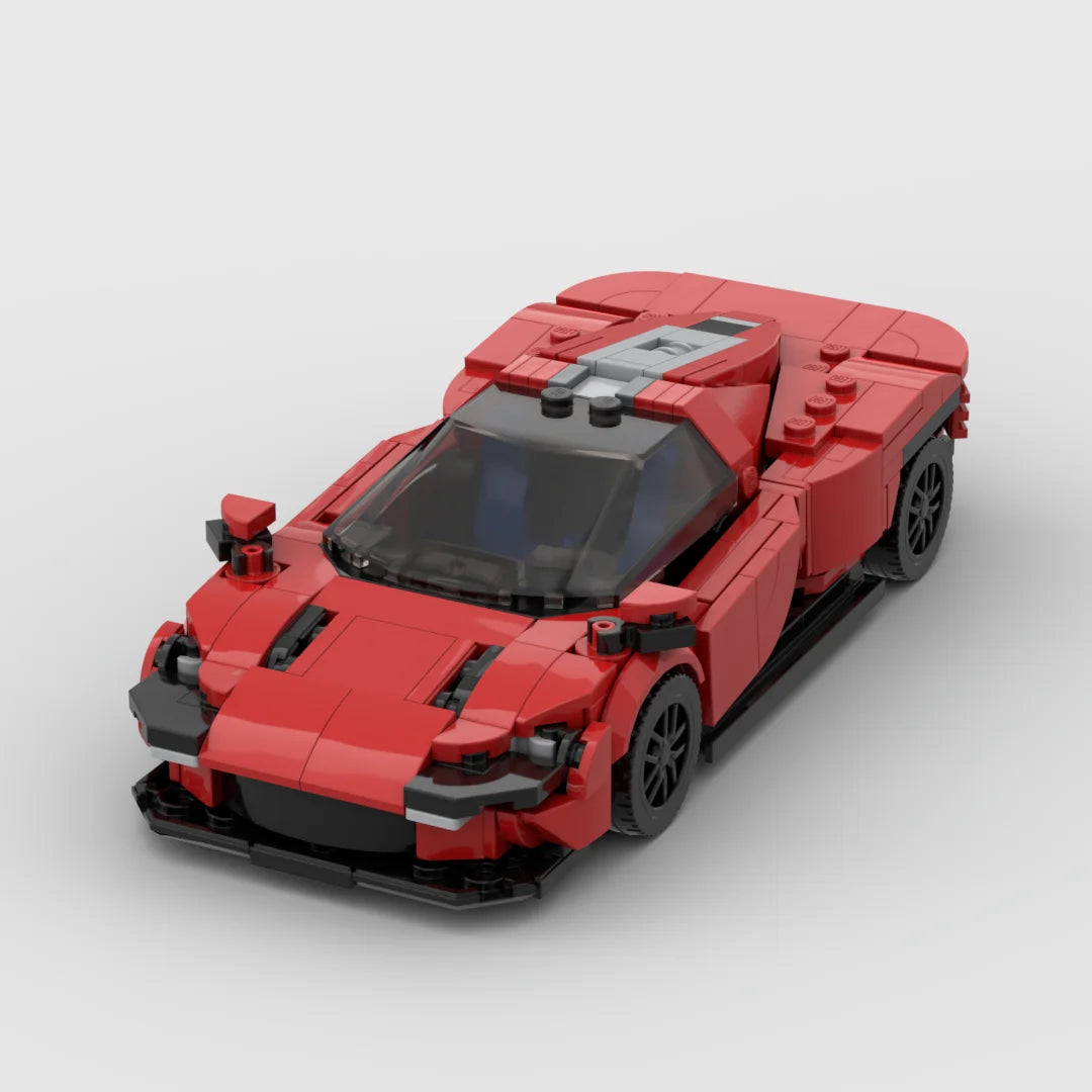 Ferrari Daytona SP3 Building Kit — Side View | Rova