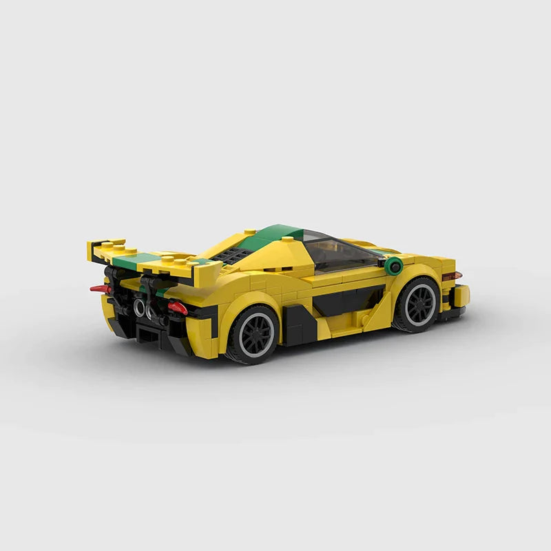 McLaren P1 GTR Building Kit — Rear View | Rova