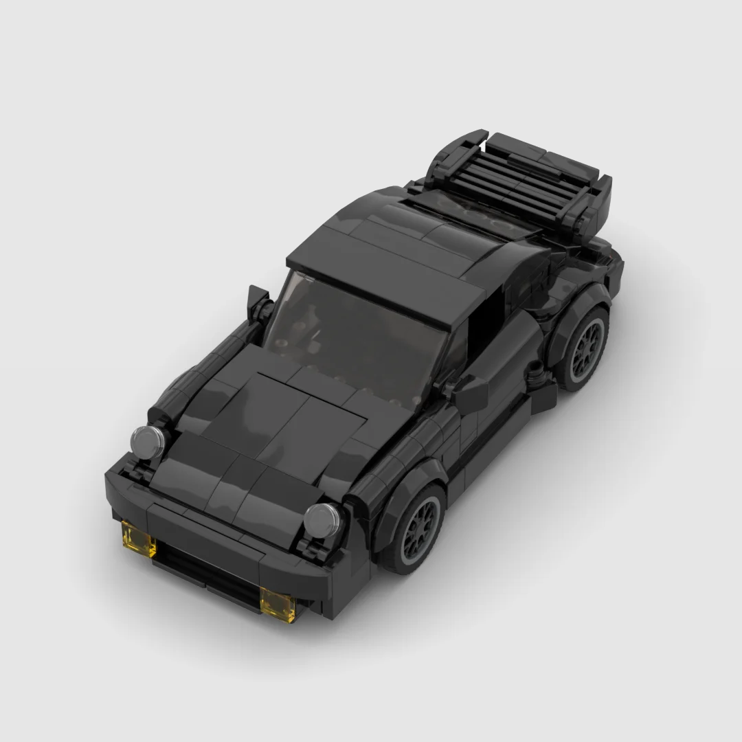 Porsche 911 Turbo Blackbird | Wangan Midnight Building Kit — Interior View | Rova