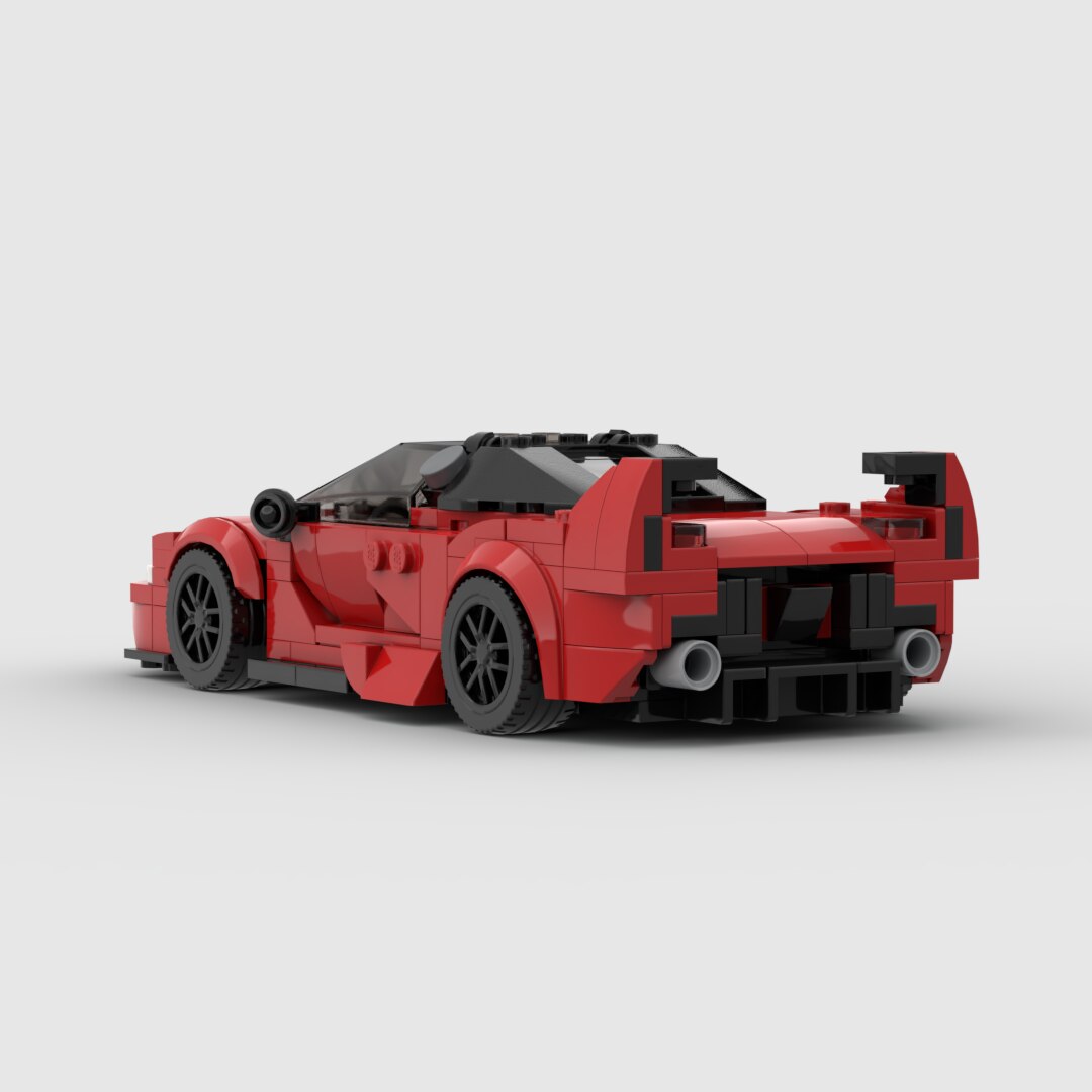Ferrari FXX-K Building Kit — Detail View | Rova