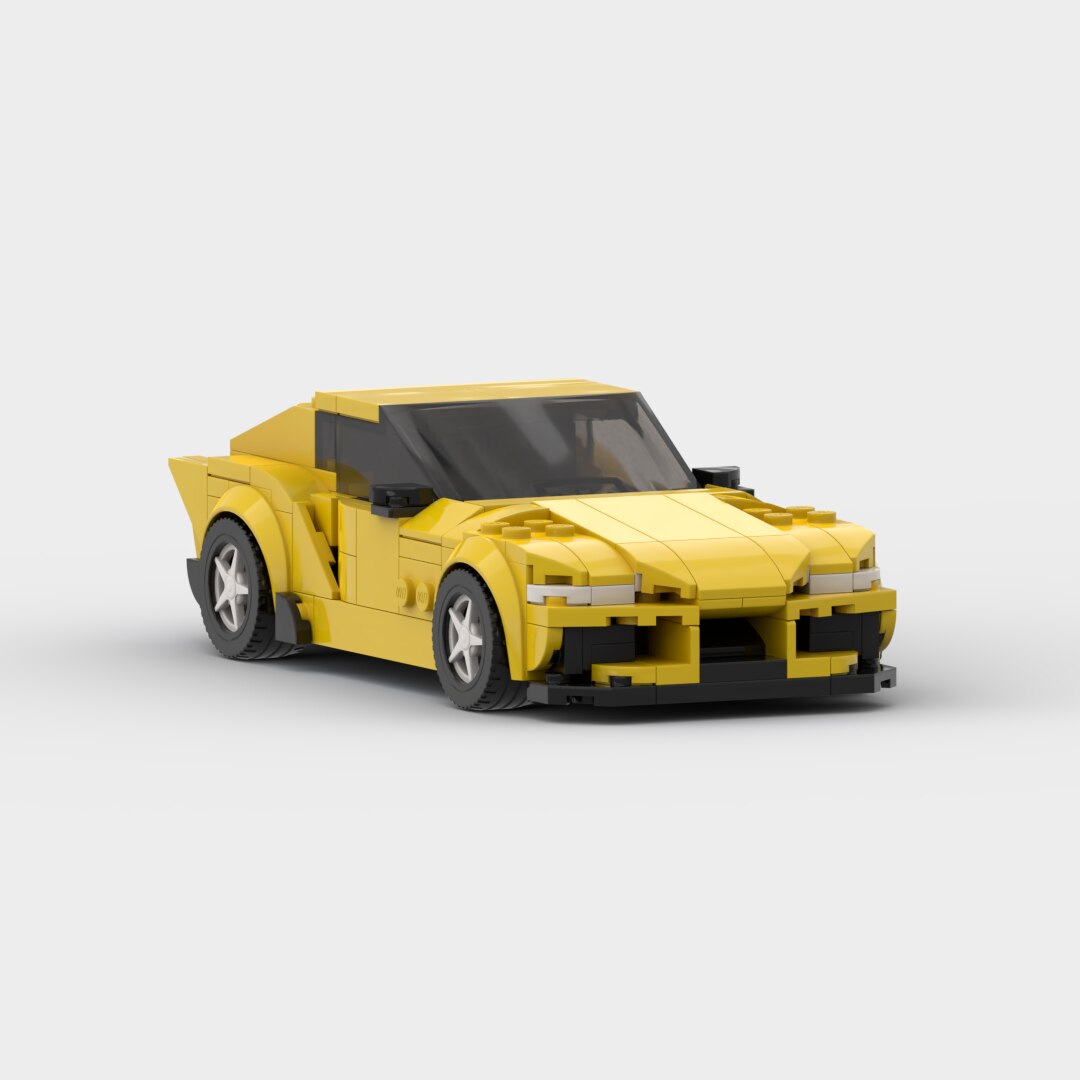 Toyota Supra Mk5 Building Kit — Rear View | Rova