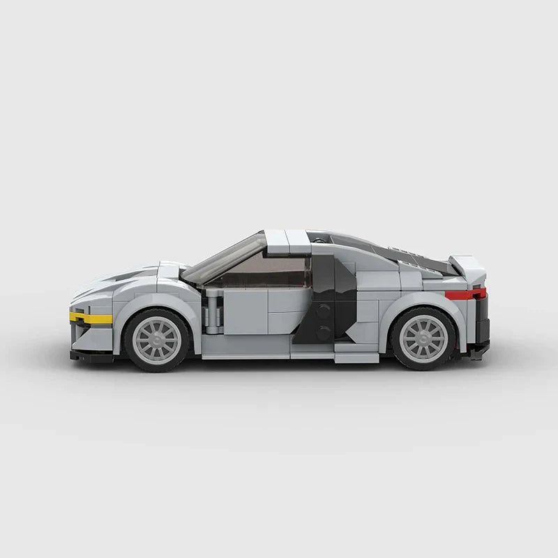 Audi R8 Building Kit — Side View | Rova