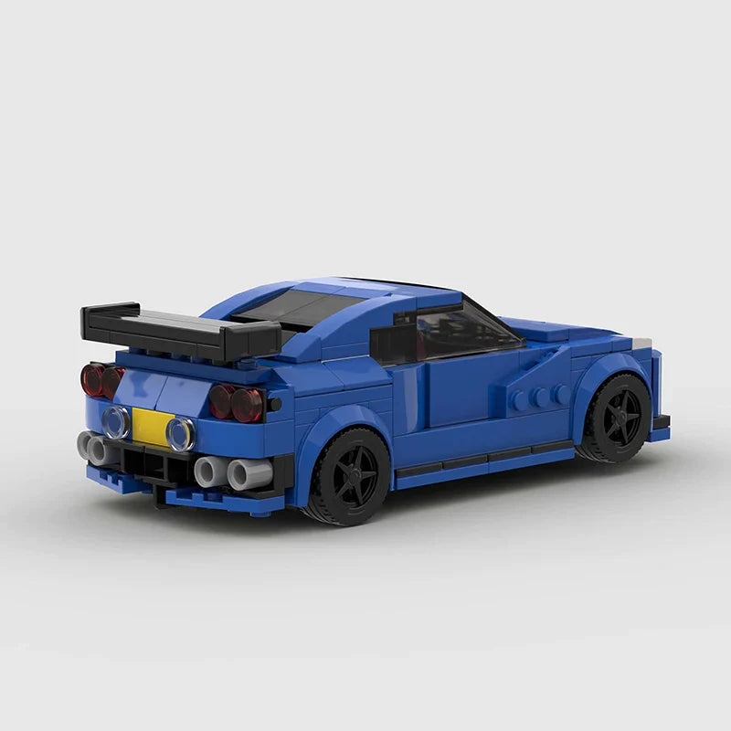 Nissan R35 GT-R Building Kit — Rear View | Rova