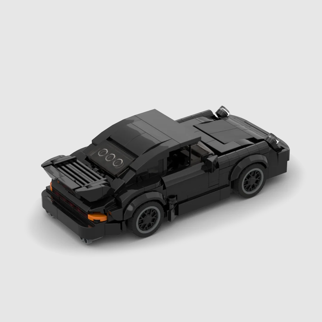 Porsche 911 Turbo Blackbird | Wangan Midnight Building Kit — Detail View | Rova