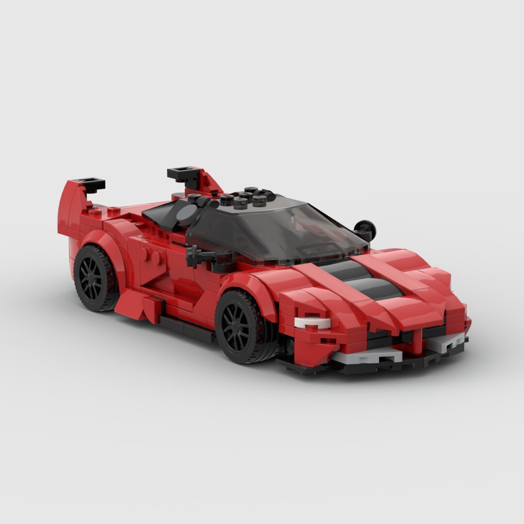 Ferrari FXX-K Building Kit — Side View | Rova