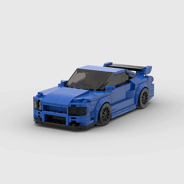 Nissan R34 Skyline GT-R — 1:24 Scale LEGO-Compatible Building Kit