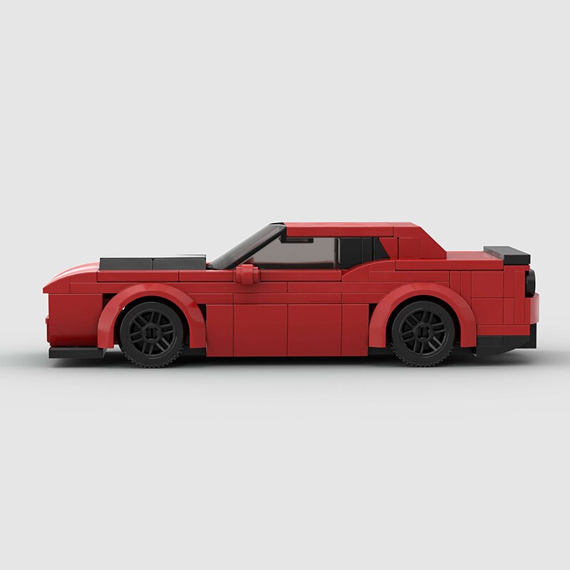 Dodge Challenger SRT Demon Building Kit — Side View | Rova