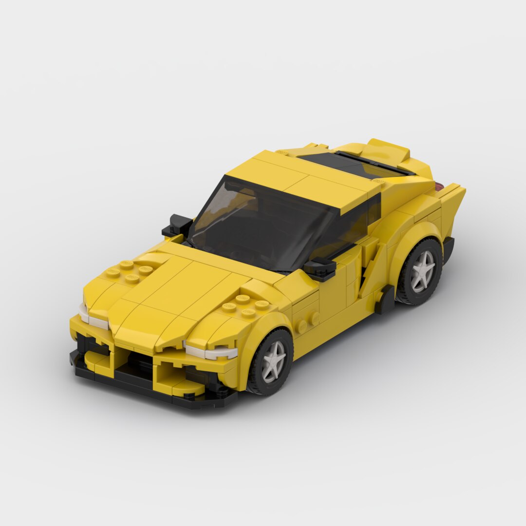 Toyota Supra Mk5 Building Kit — Side View | Rova