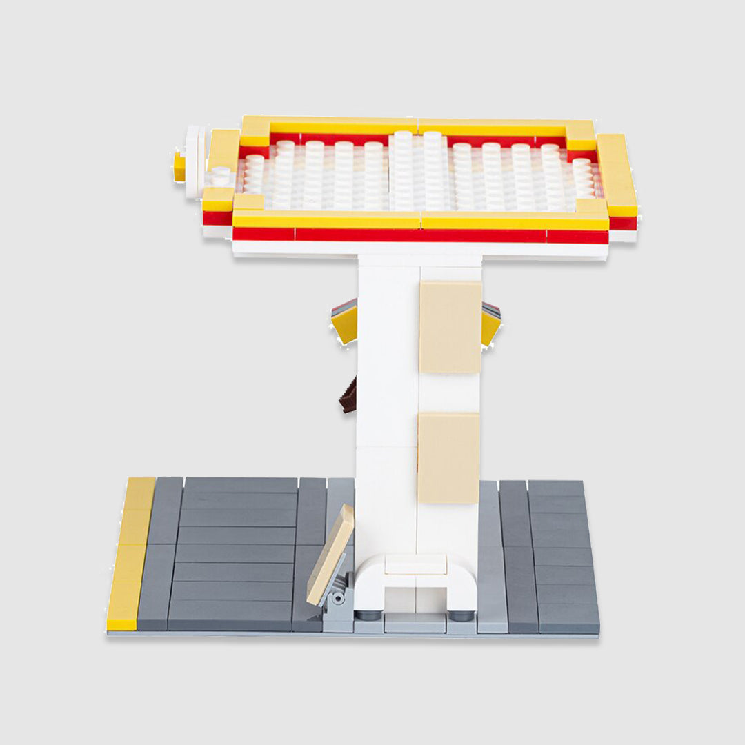 Gas Station Building Kit — Interior View | Rova