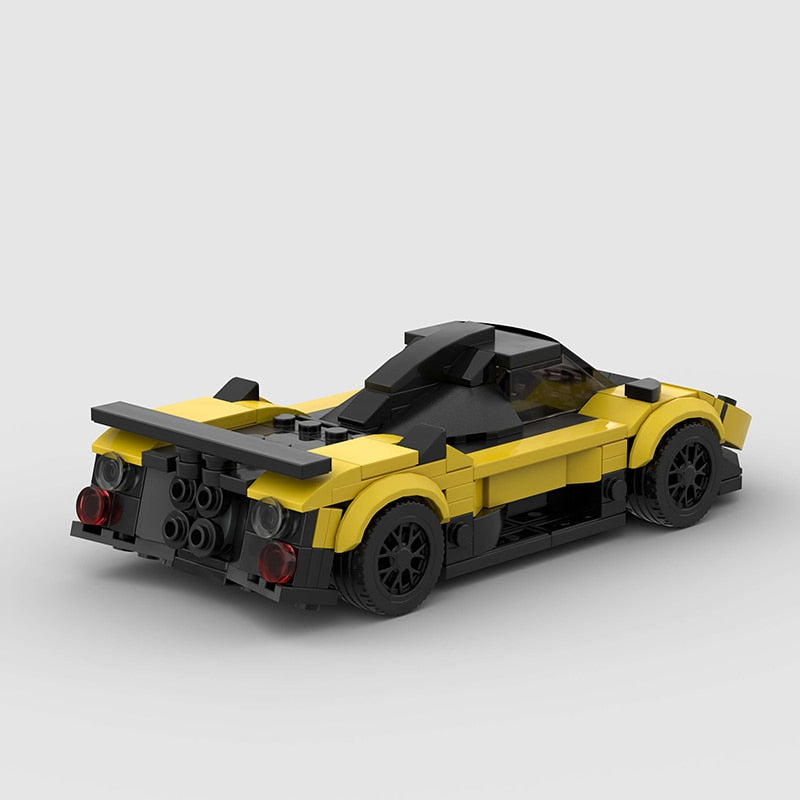 Pagani Huayra Building Kit — Rear View | Rova