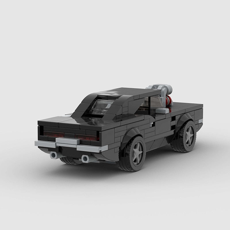 Dodge Charger | Fast & Furious Building Kit — Rear View | Rova