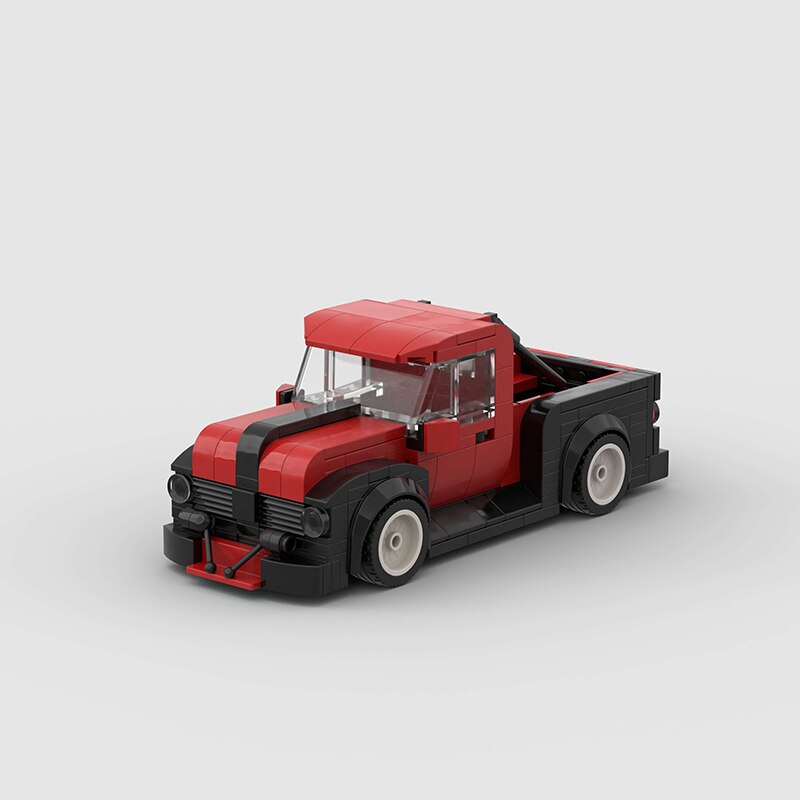 Ford F-100 | Track Edition — 1:24 Scale LEGO-Compatible Building Kit