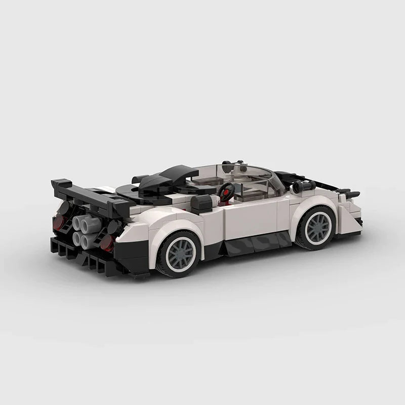 Pagani Zonda Roadster Building Kit — Rear View | Rova