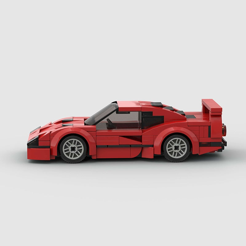Ferrari F40 Building Kit — Side View | Rova