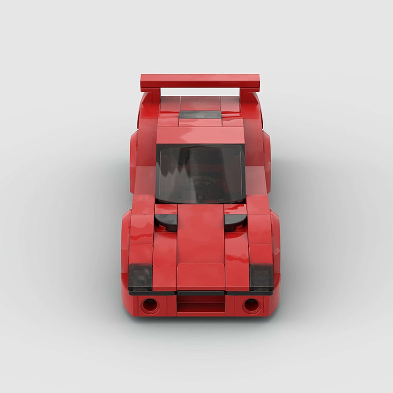 Ferrari F40 Building Kit — Top View | Rova