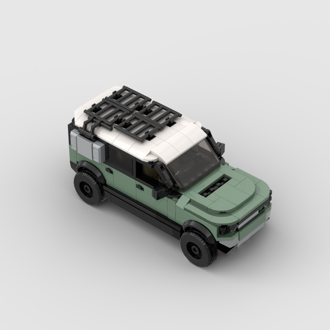 Land Rover Defender Building Kit — Side View | Rova
