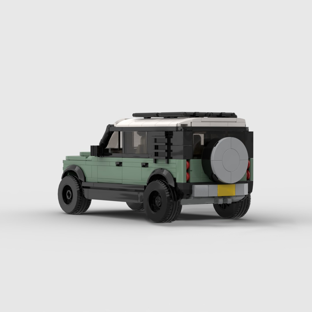 Land Rover Defender Building Kit — Rear View | Rova