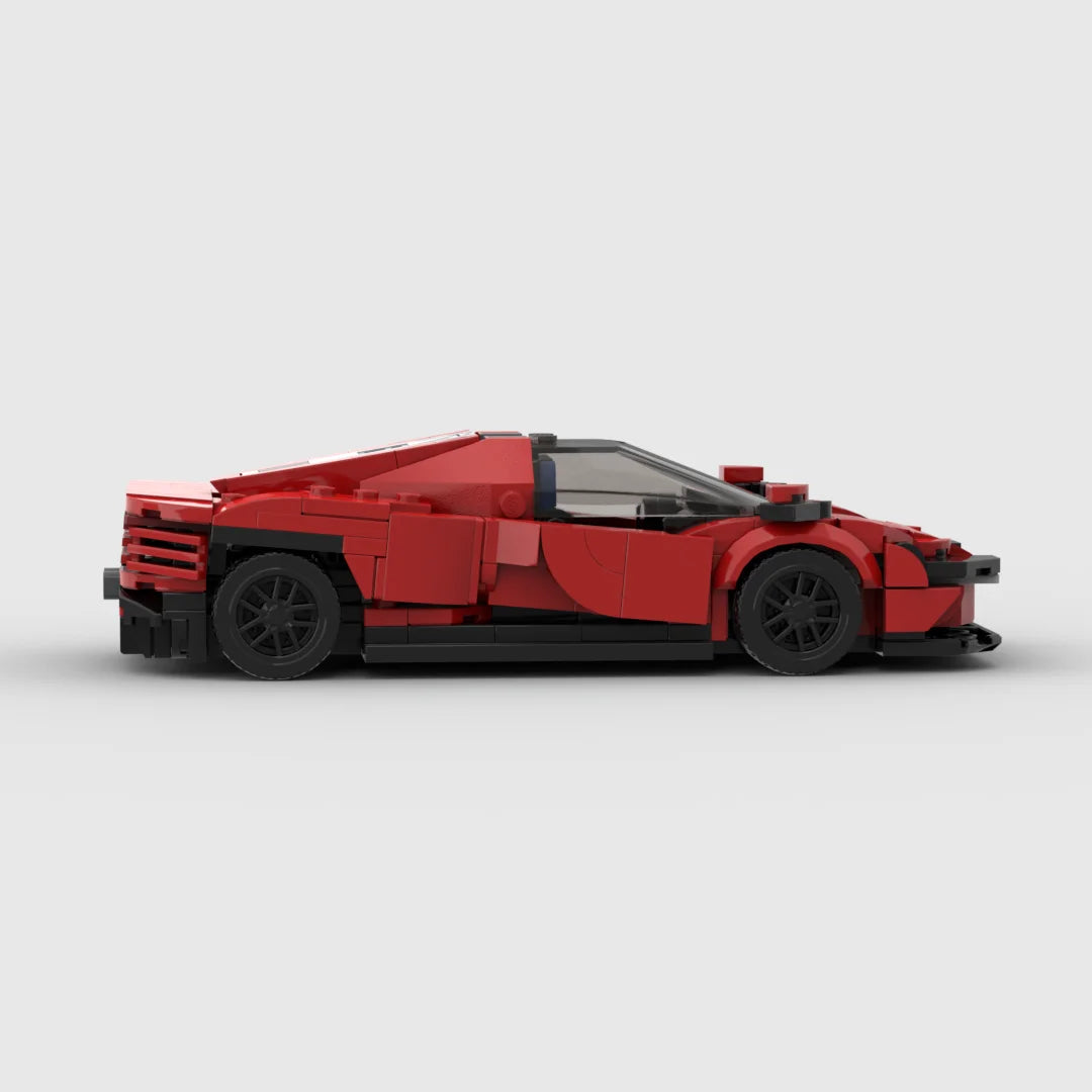 Ferrari Daytona SP3 Building Kit — Rear View | Rova